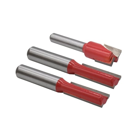 Big Horn Router Bit Set Includes 1/2in x 2-1/4in , 2-1/2in x 5-1/2in, 1-1/2in x 3-1/4in Router Bits 19659